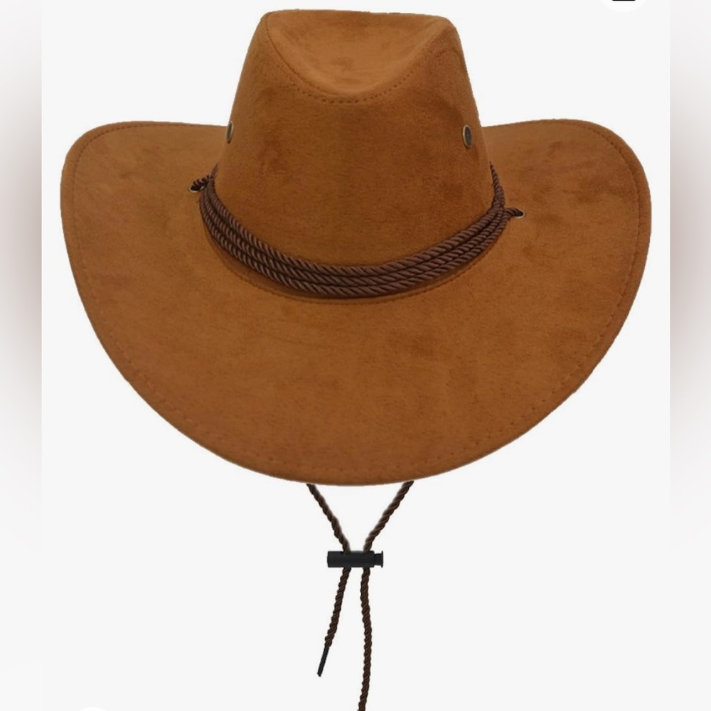 Brown Adult Western Suede Hat Cowboy